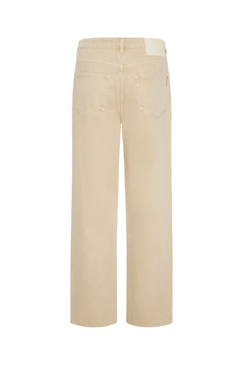 High Rise Straight Leg Jean - Washed Natural