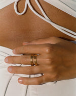 VACATION RING ~ 18K GOLD VERMEIL