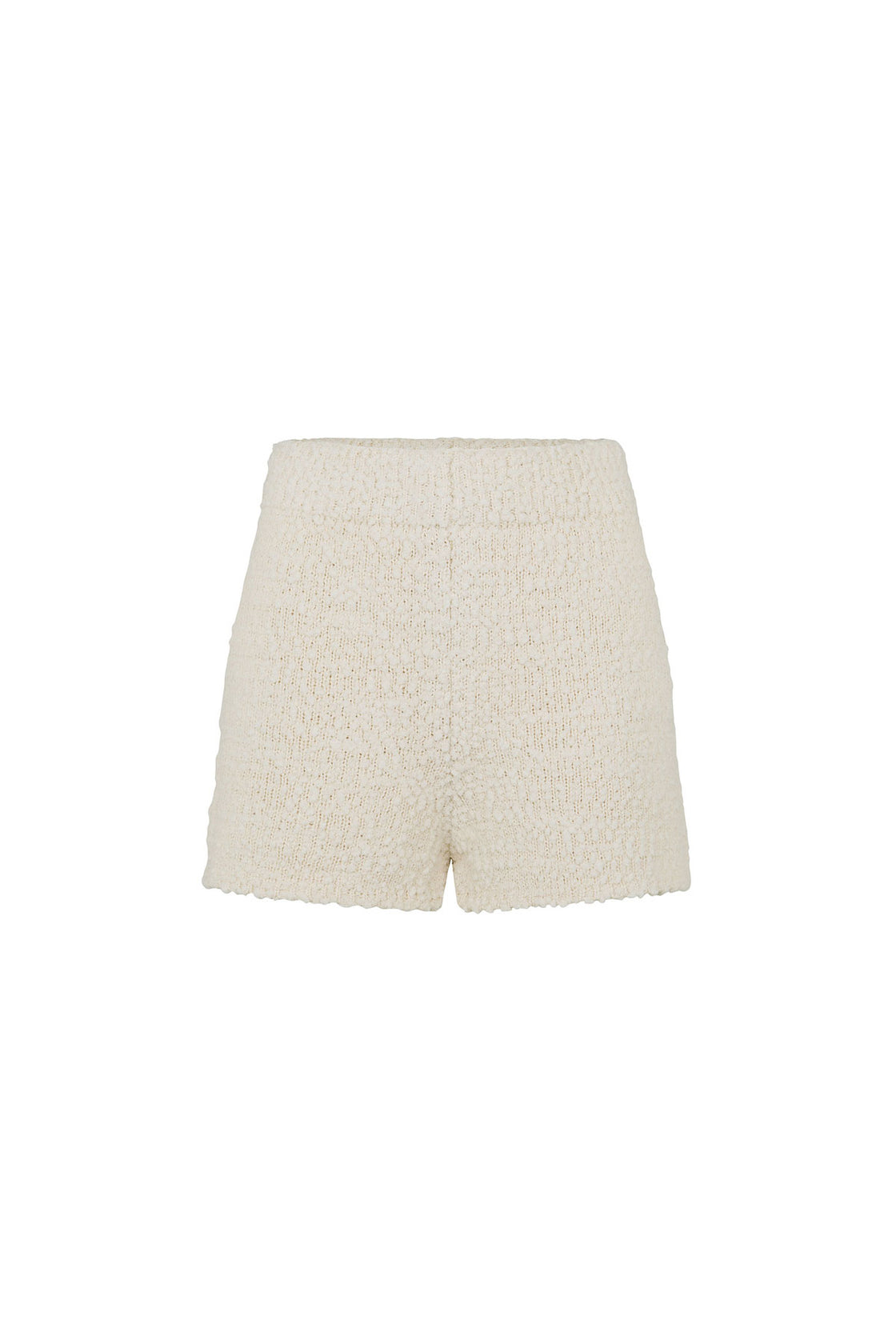 Recycled Cotton Boucle Knit Short