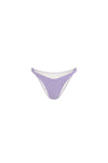CORD TOWELLING CURVE STRING BRIEF - LILAC