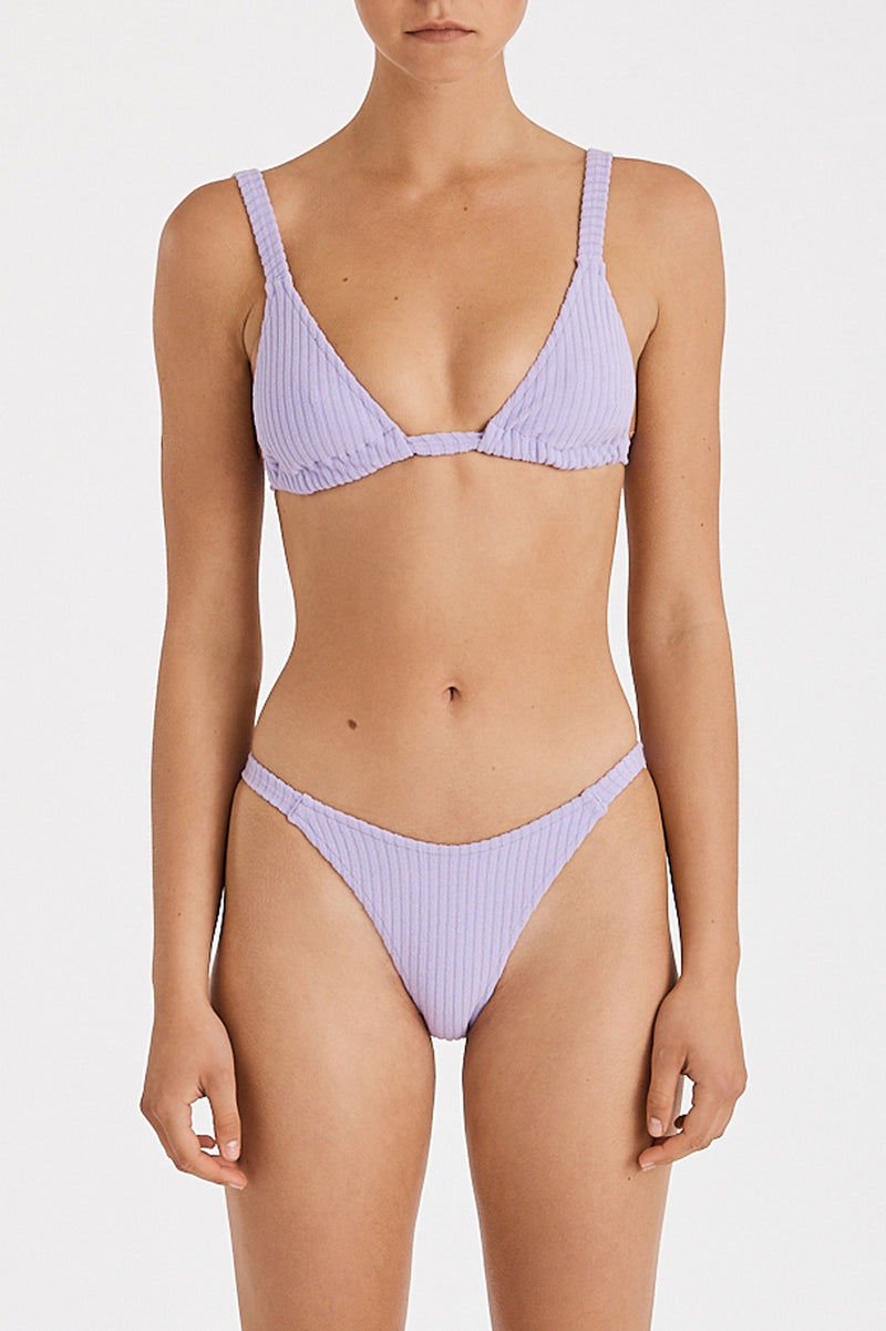 CORD TOWELLING TRIANGLE - LILAC