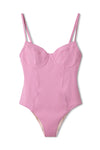 SEA PINK RIBBED ONE PIECE