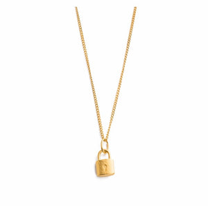 Petite Lock Necklace ~ (18k Gold Vermeil)